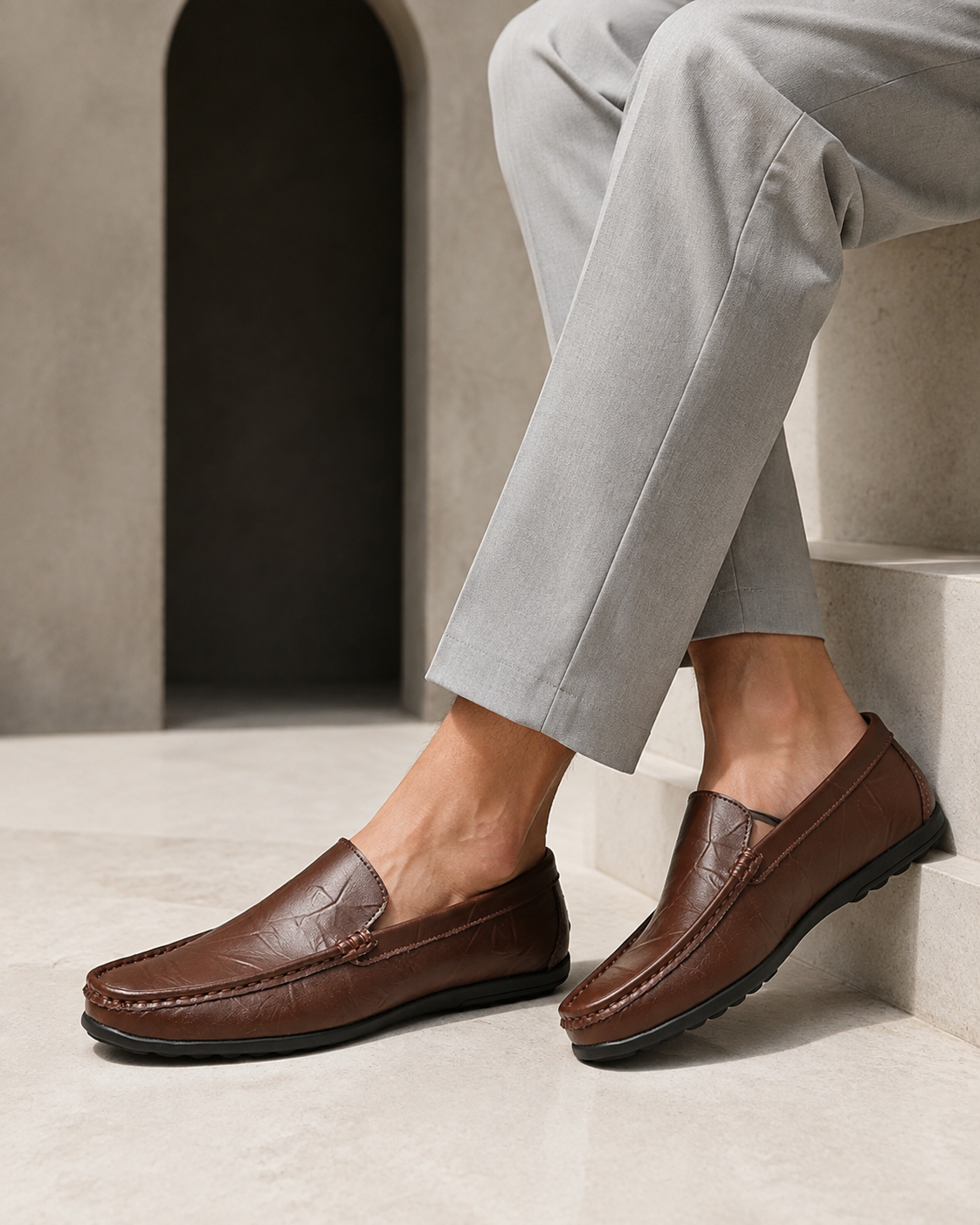 Mocasines de Piel para Hombre