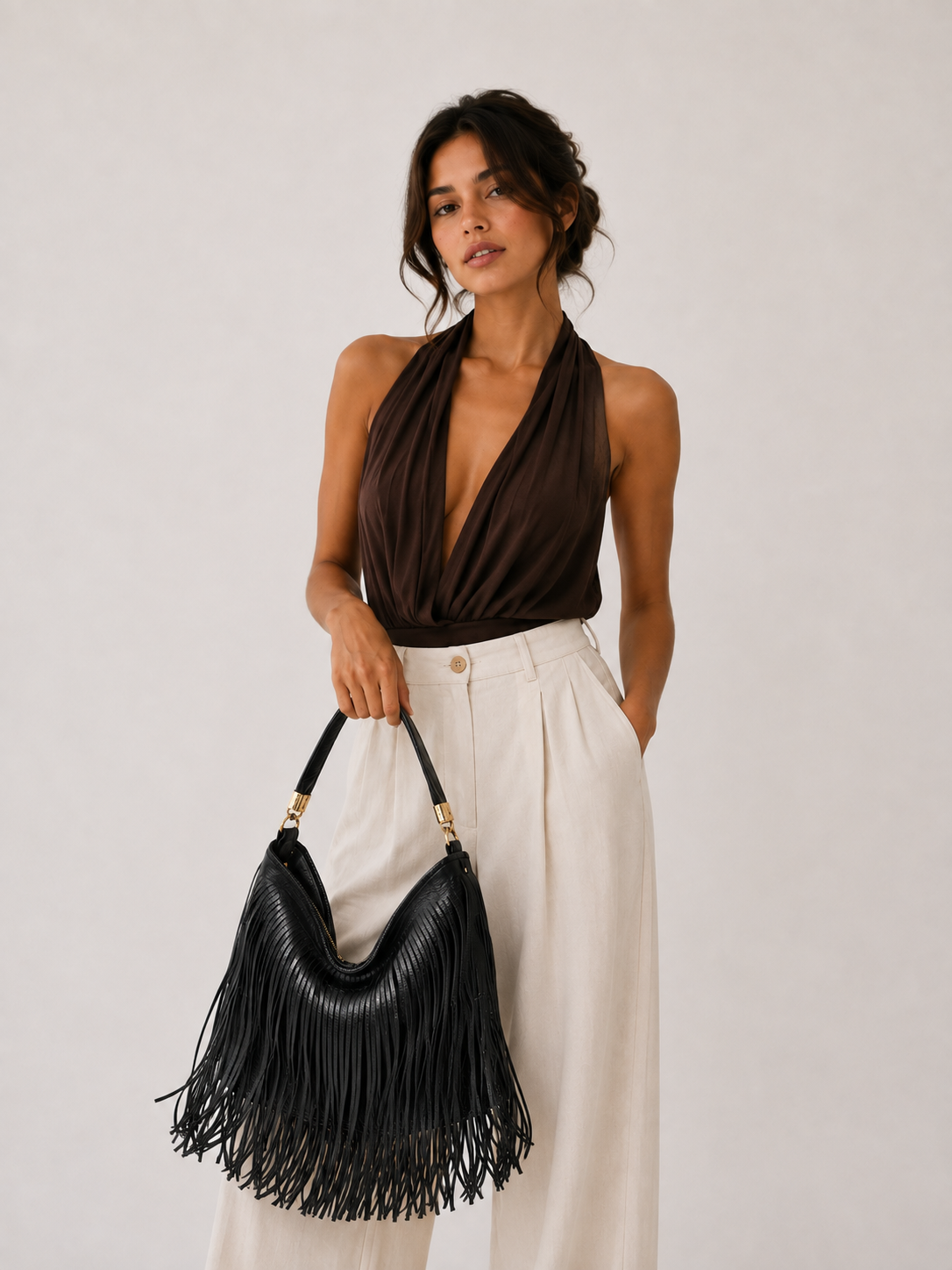 Bolso con Flecos
