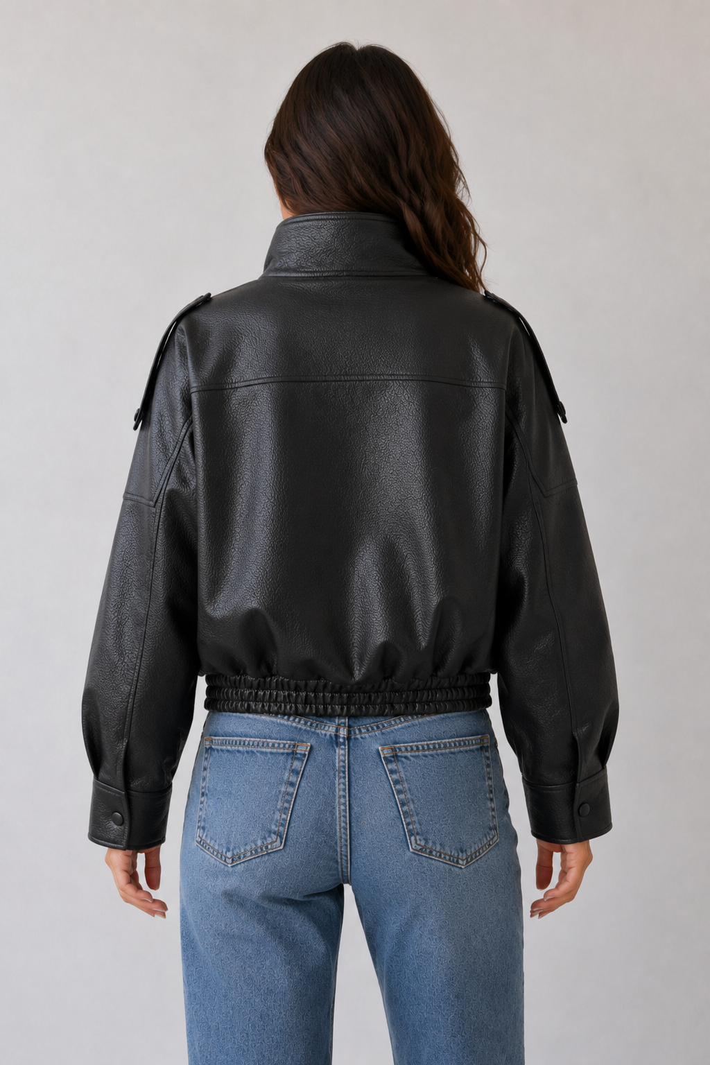 Chaqueta de Cuero para Mujer