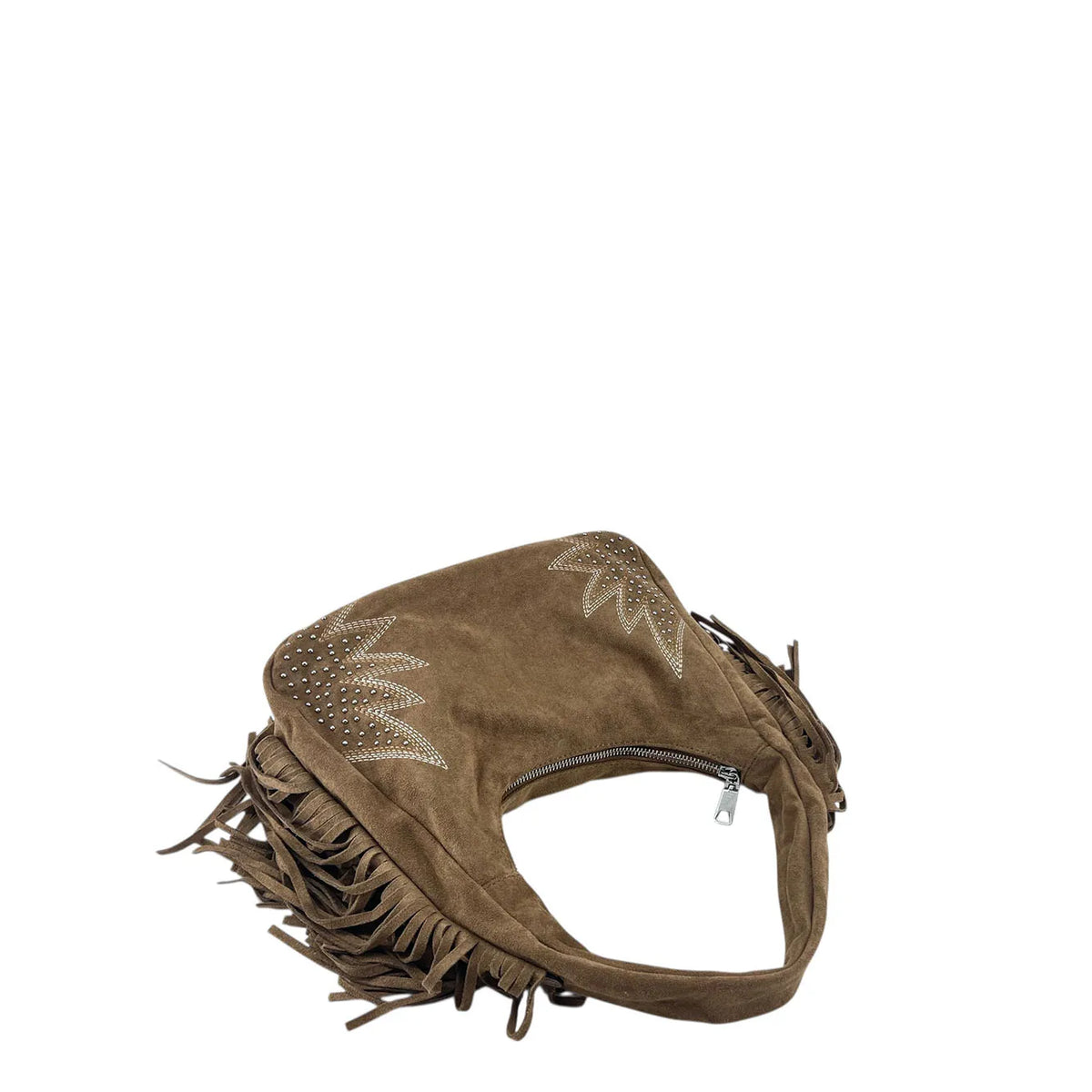Bolso de Hombro con Flecos Laterales