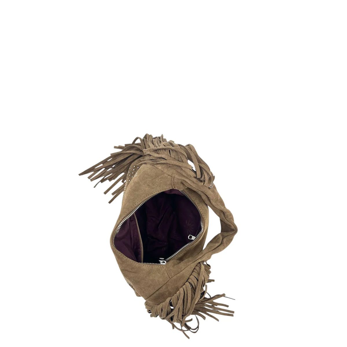 Bolso de Hombro con Flecos Laterales