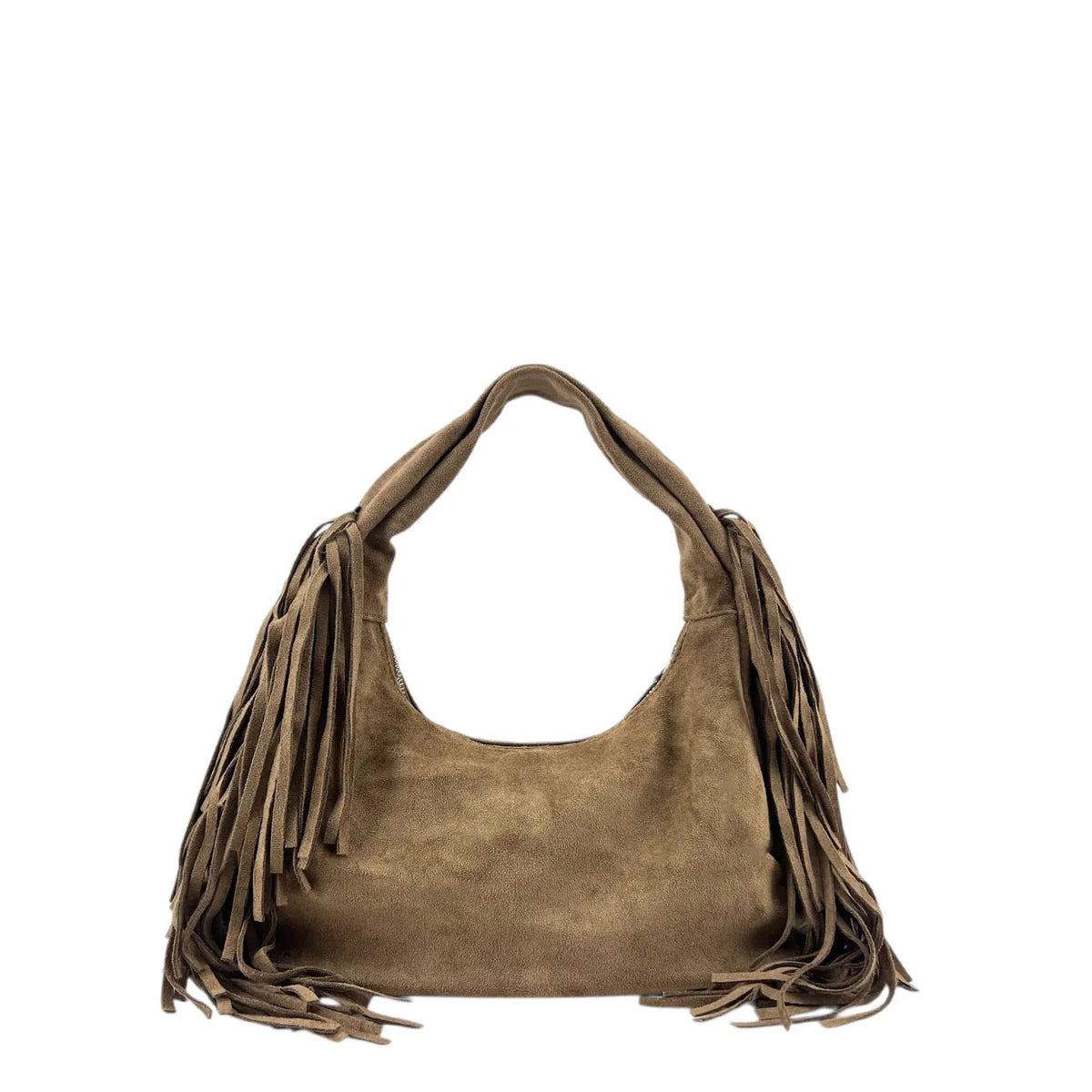 Bolso de Hombro con Flecos Laterales