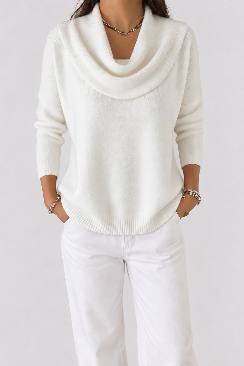 Lola | Jersey con cuello caido