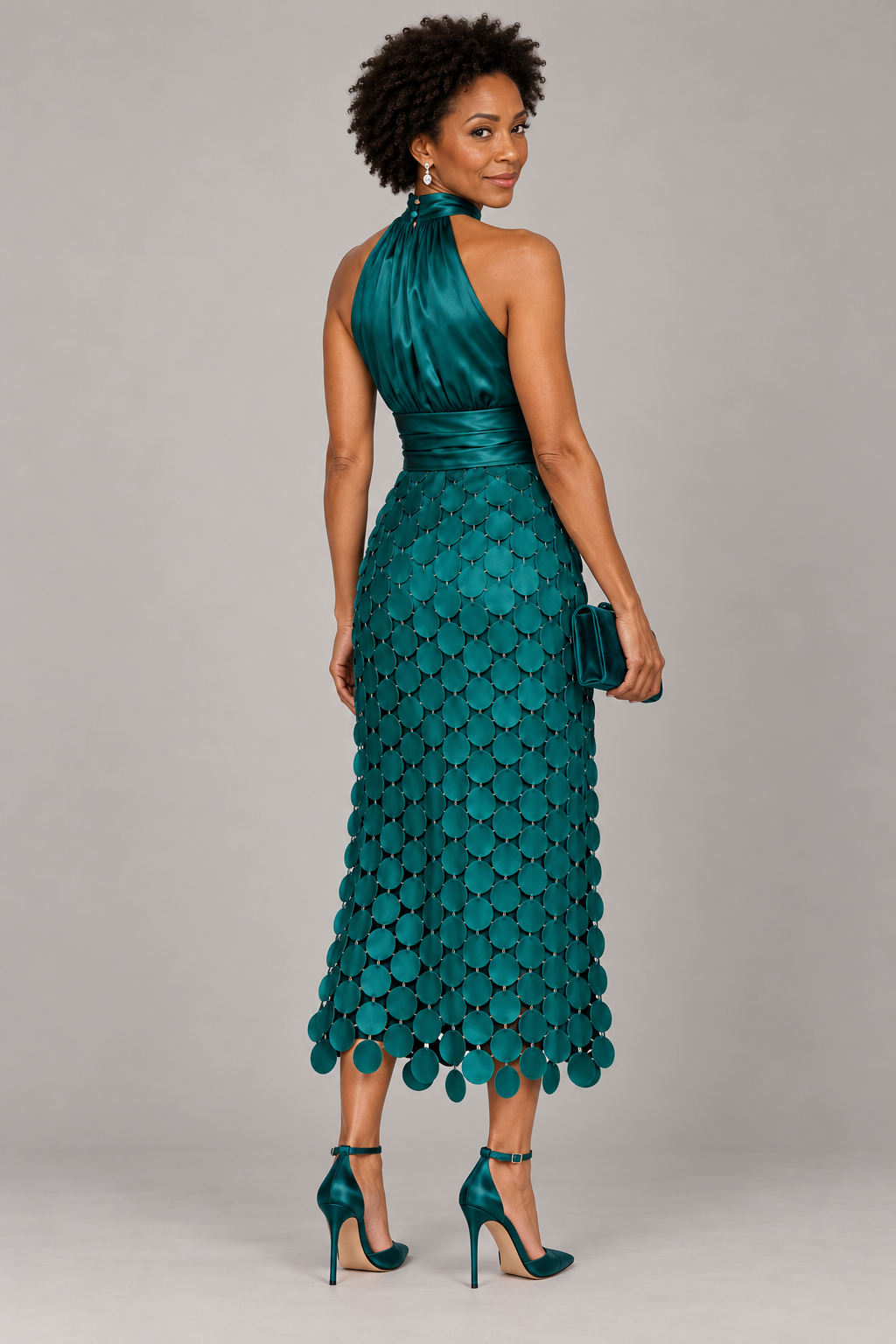 Celine | Elegante vestido midi para ceremonias