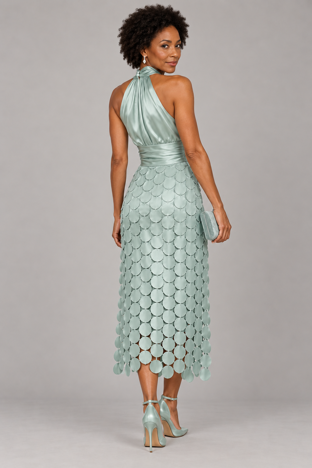 Celine | Elegante vestido midi para ceremonias