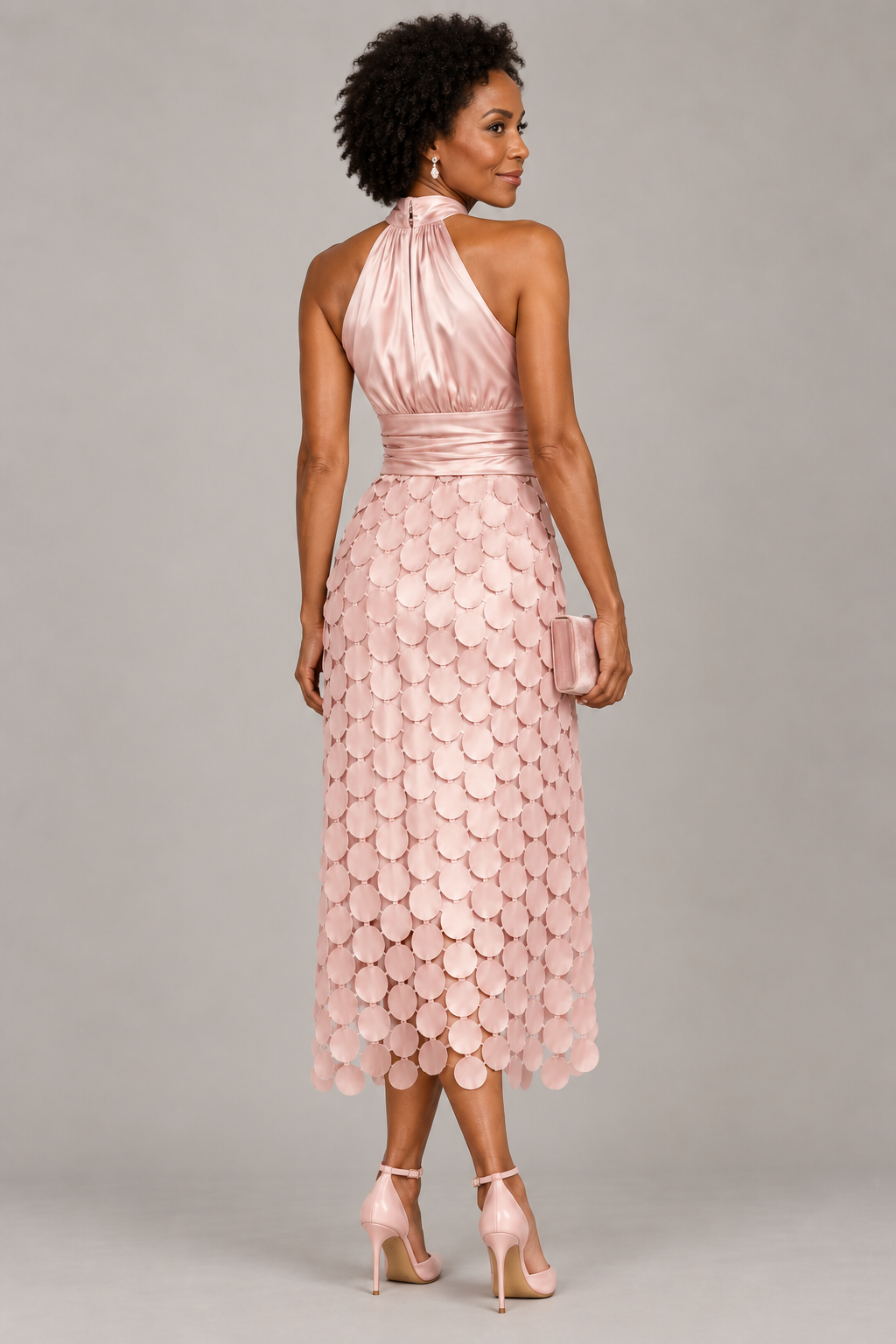 Celine | Elegante vestido midi para ceremonias
