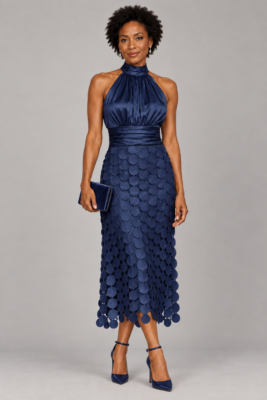 Celine | Elegante vestido midi para ceremonias