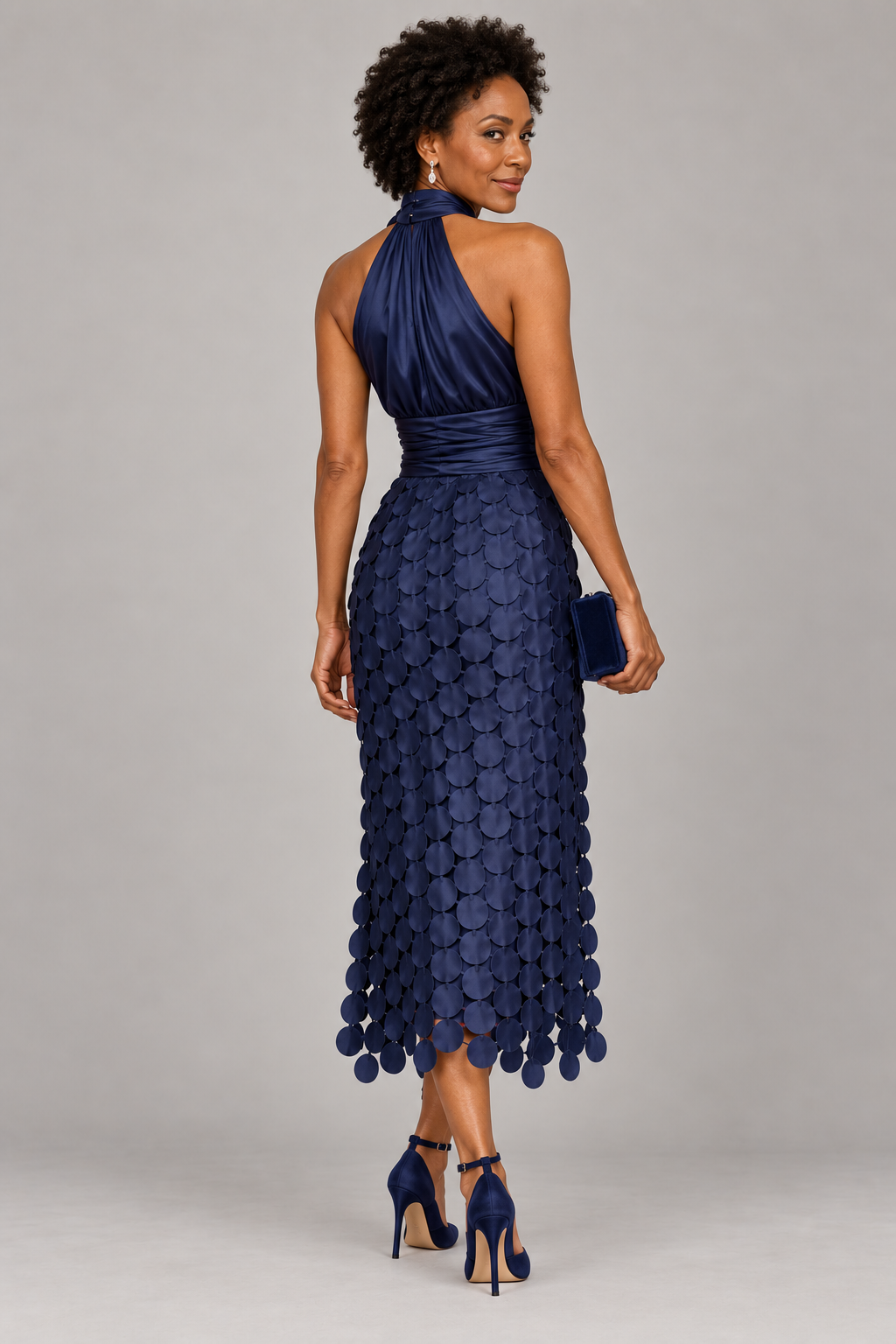 Celine | Elegante vestido midi para ceremonias
