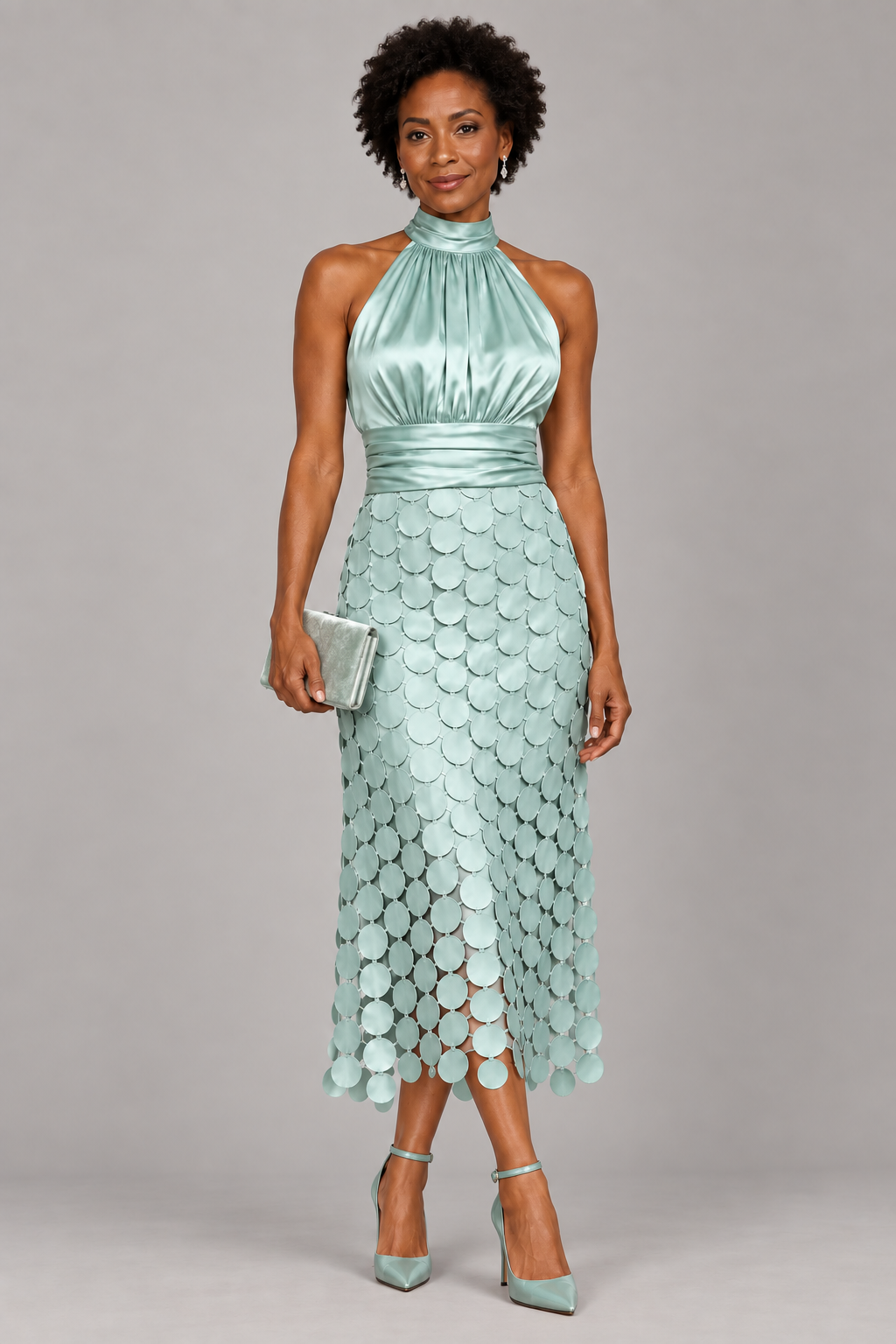 Celine | Elegante vestido midi para ceremonias