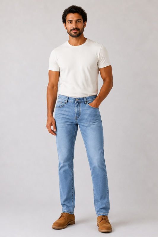 Vaqueros Slim Hombre