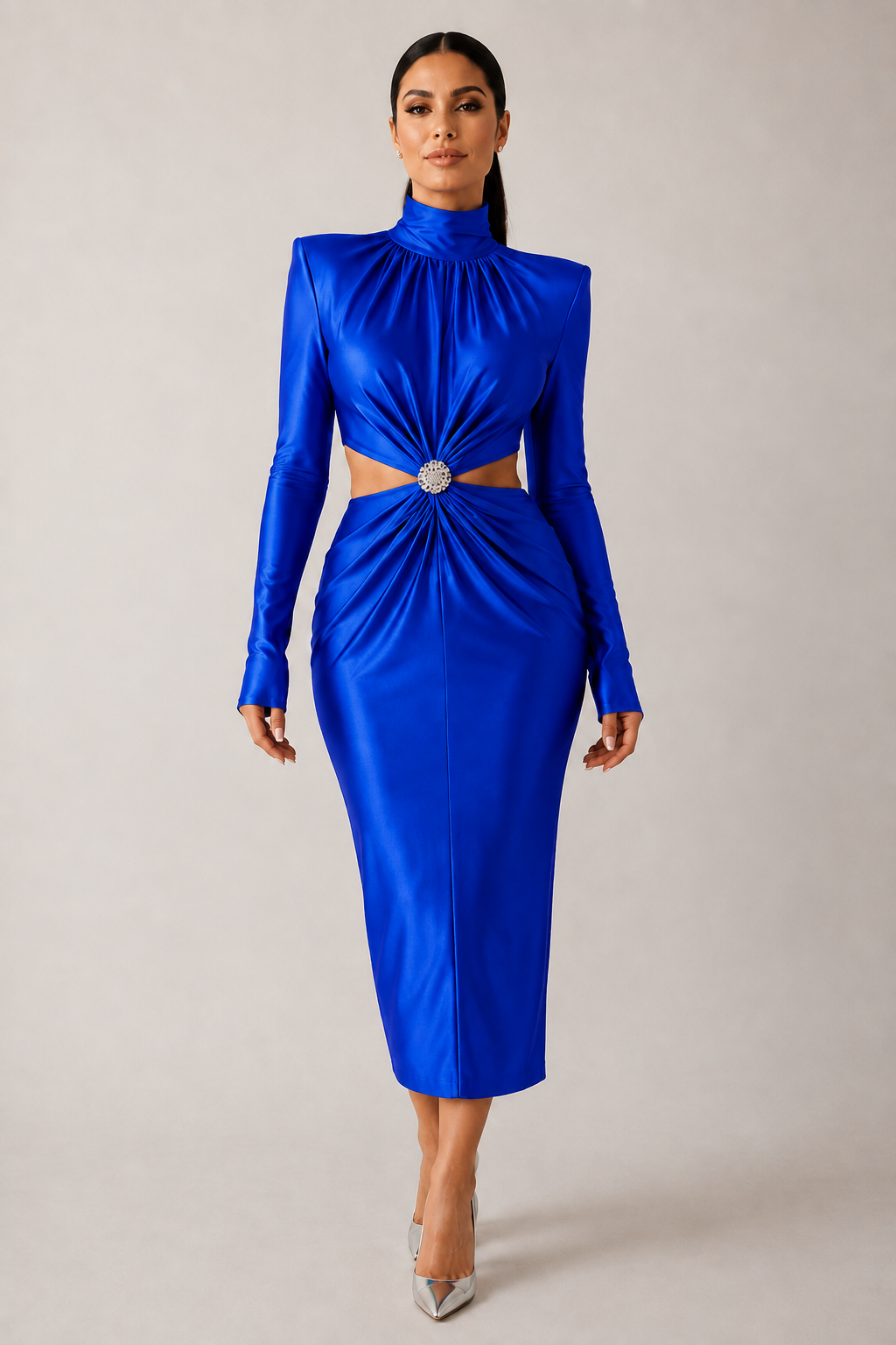 Vestido Satinado Elegante