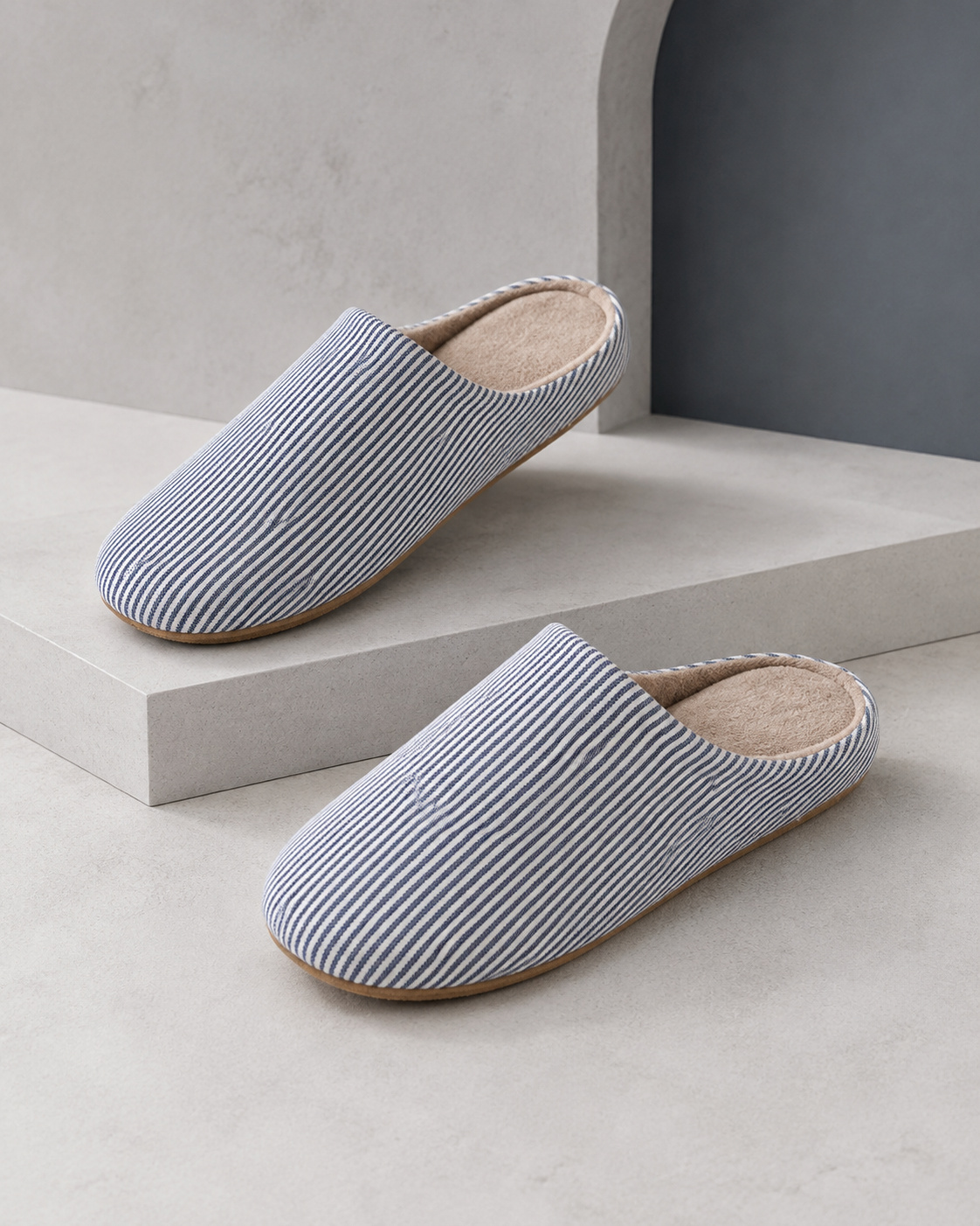Zapatillas de Rayas Casa Hombre